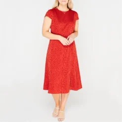 Ted Baker Bellina Midi Dress for Dresses Colour Dark Orange -Ted Baker shop online 63380612 xxl a1
