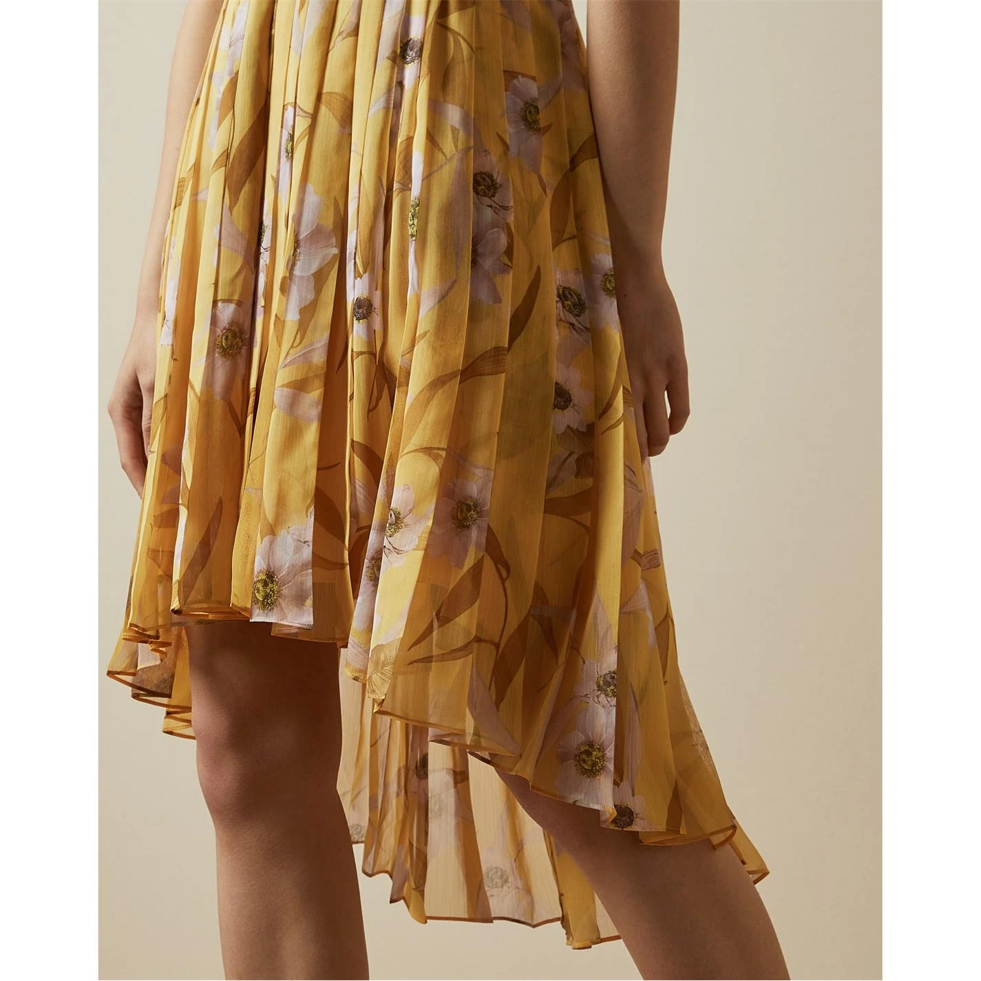 Ted Baker Fbls Midi Dress for Dresses Colour Yellow 7 Ted Baker Fbls Midi Dress for Dresses Colour Yellow - Image 5