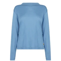 Ted Baker Summyr Slash Neck Top for Tops Colour Mid Blue
