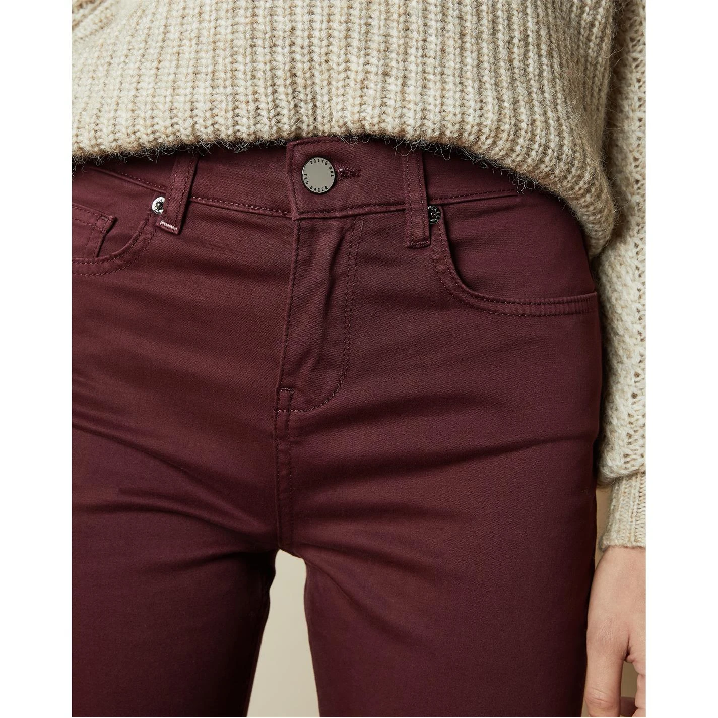 Ted Baker Skinny Jeans for Jeans Colour Dark Brown 6 Ted Baker Skinny Jeans for Jeans Colour Dark Brown - Image 4