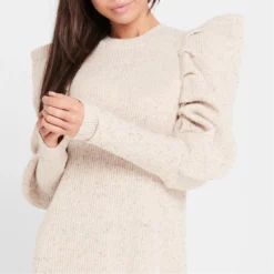 Ted Baker Marnia Big Sleeve Midi Dress for Dresses Colour Camel -Ted Baker shop online 64762605 xxl a4