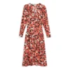 Ted Baker Ted Leopard Isbeil Midi A Line Dress for Dresses Colour Coral -Ted Baker shop online 64762812 xxl