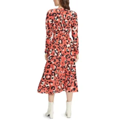 Ted Baker Ted Leopard Isbeil Midi A Line Dress for Dresses Colour Coral 8 Ted Baker Ted Leopard Isbeil Midi A Line Dress for Dresses Colour Coral -Ted Baker shop online 64762812 xxl a2