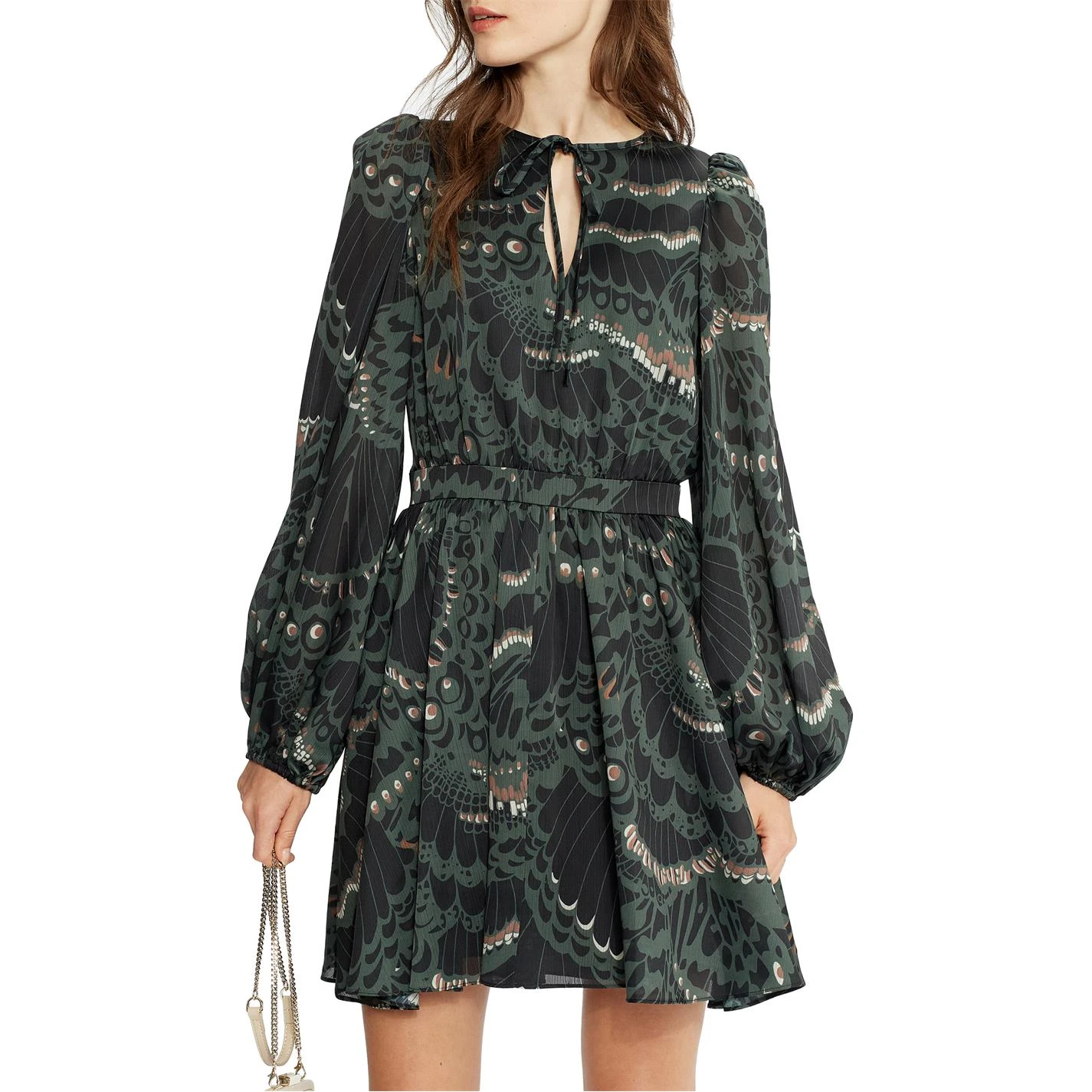 Ted Baker Chrissy Flow Skirt Dress for Dresses Colour Black 4 Ted Baker Chrissy Flow Skirt Dress for Dresses Colour Black - Image 2