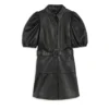 Ted Baker Chrisee Leather Dress for Dresses Colour Black