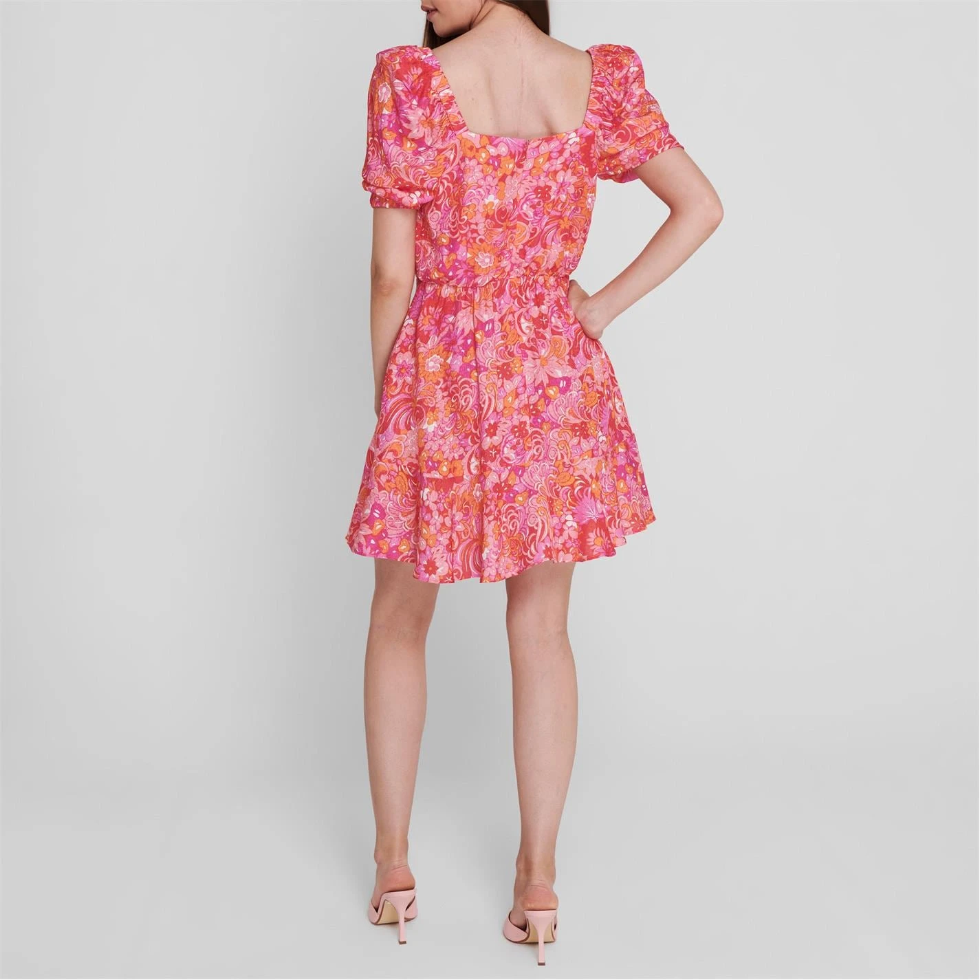 Ted Baker Beth Dress for Dresses Colour Brt Pink 5 Ted Baker Beth Dress for Dresses Colour Brt Pink - Image 3