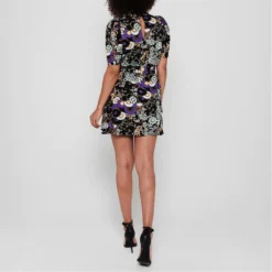 Ted Baker Saskiie Puff Shoulder Floral Mini Dress for Dresses Colour Black 10 Ted Baker Saskiie Puff Shoulder Floral Mini Dress for Dresses Colour Black -Ted Baker shop online 64764403 xxl a2