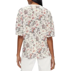 Ted Baker Reihel Linen T Shirt for Tops Colour White -Ted Baker shop online 64764901 xxl a2