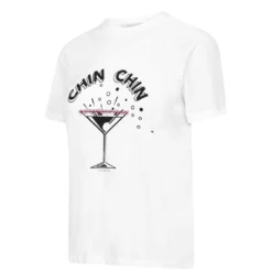 Ted Baker Zooey Chin Chin T Shirt for Tops Colour White -Ted Baker shop online 64765201 xxl a11