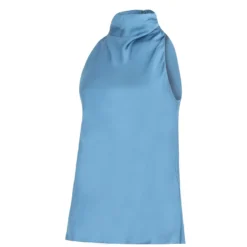 Ted Baker Jadis Cowl Sleeveless Top for Tops Colour Mid Blue -Ted Baker shop online 64765818 xxl a11