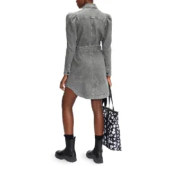 Ted Baker Ted Pascal Denim Mini Shirt Dress for Dresses Colour Mid Grey -Ted Baker shop online 64765902 xxl a2