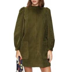 Ted Baker Xavia Cord Mini Dress for Dresses Colour Khaki 9 Ted Baker Xavia Cord Mini Dress for Dresses Colour Khaki -Ted Baker shop online 64766115 xxl a3