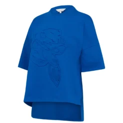 Ted Baker Ted Baker Sandyz Flower T-Shirt for Tops Colour Brt-Blue -Ted Baker shop online 64806718 xxl a11