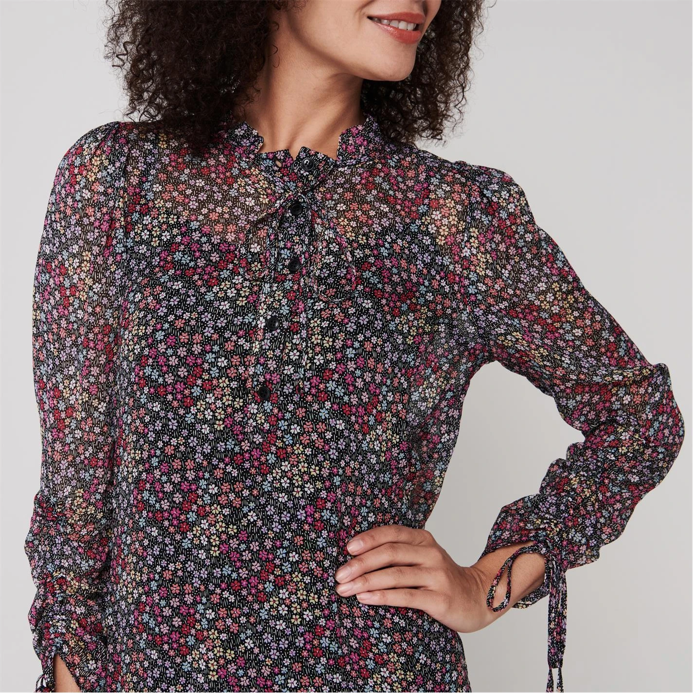 Ted Baker Bevlia Midi Dress for Dresses Colour Black 6 Ted Baker Bevlia Midi Dress for Dresses Colour Black - Image 4