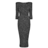 Ted Baker Chelsiy Knitted Dress for Prom Dresses Colour Black