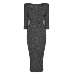 Ted Baker Chelsiy Knitted Dress for Prom Dresses Colour Black