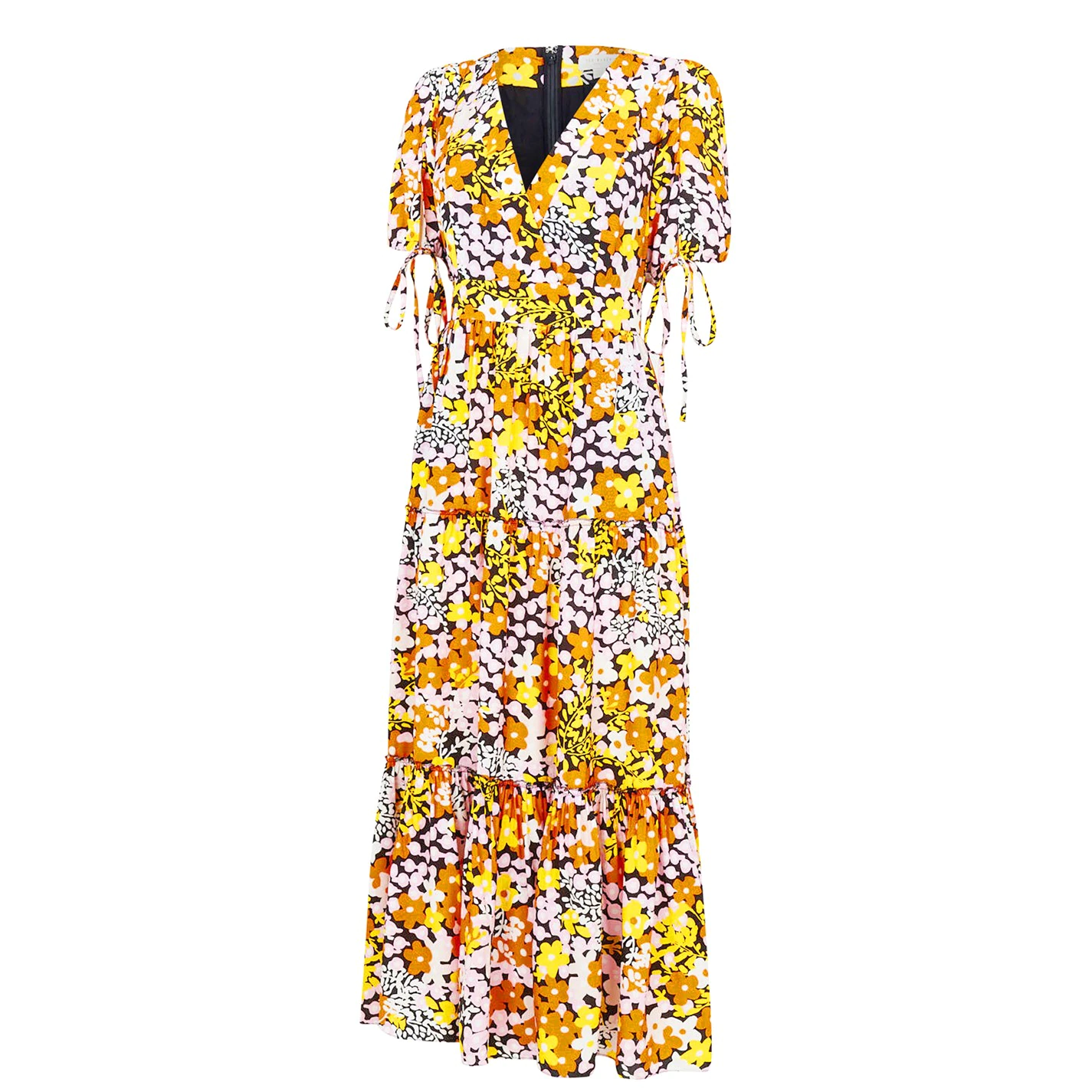 Ted Baker Safiree Midi Dress for Dresses Colour Black 8 Ted Baker Safiree Midi Dress for Dresses Colour Black - Image 6