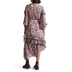 Ted Baker Alvvaa Foliage Print Layered Frilled Dress for Dresses Colour Pink -Ted Baker shop online 64888906 xxl a2