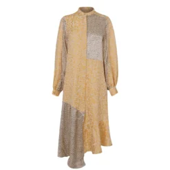 Ted Baker Delanyy Print Midi Dress for Dresses Colour Yellow