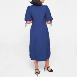 Ted Baker Ted Baker Jillia Tea Dress Womens for Wedding Guest Dresses Colour Dk-Navy -Ted Baker shop online 64983518 xxl a2