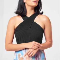 Ted Baker Aveliin Cross Front Dress for Dresses Colour Black -Ted Baker shop online 64983703 xxl a3