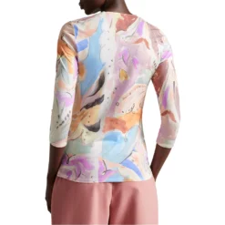 Ted Baker Devinah Square Neck Top for Tops Colour Ivory -Ted Baker shop online 65176501 xxl a3