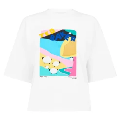Ted Baker Tuliipp T Shirt for Tops Colour White