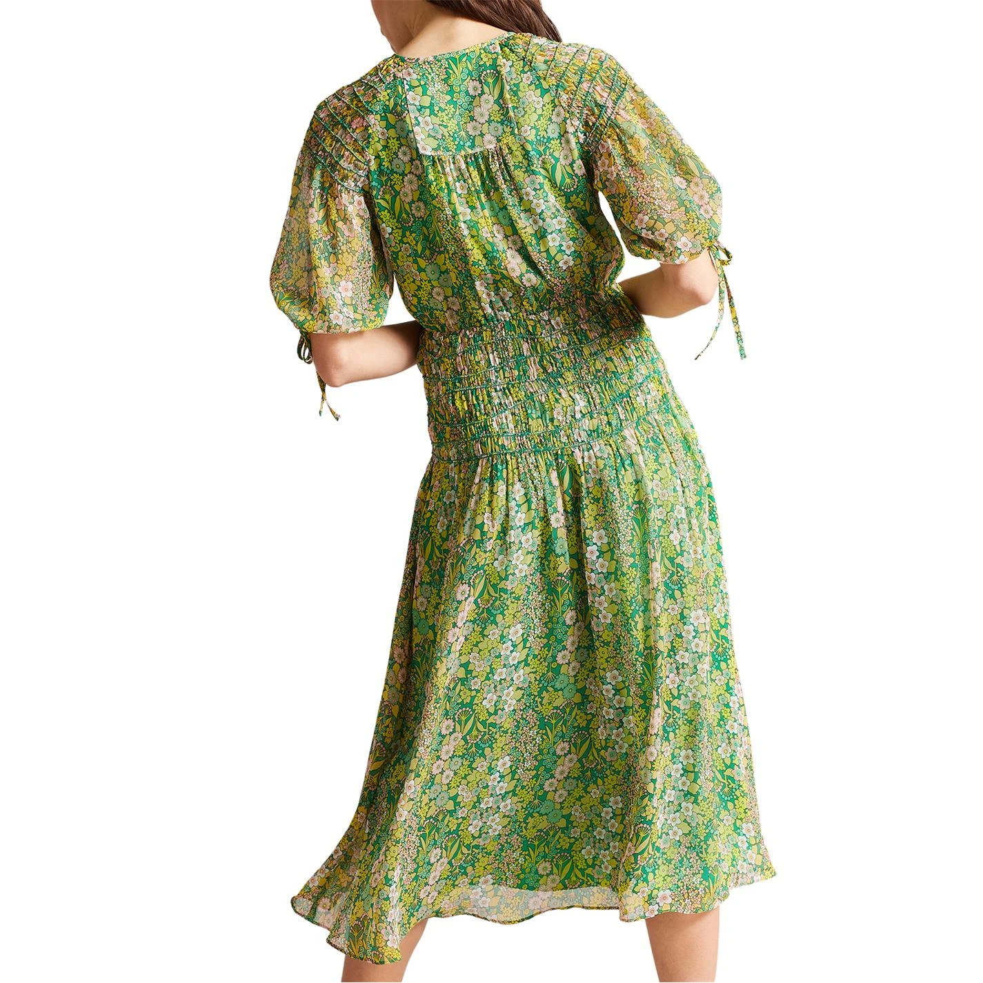 Ted Baker Ursille Midi Dress for Dresses Colour Mid Green 7 Ted Baker Ursille Midi Dress for Dresses Colour Mid Green - Image 5