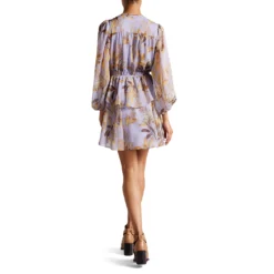 Ted Baker Gretia V-Neck Dress for Dresses Colour Lilac -Ted Baker shop online 65263024 xxl a2