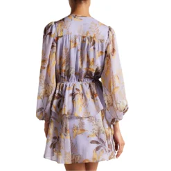 Ted Baker Gretia V-Neck Dress for Dresses Colour Lilac -Ted Baker shop online 65263024 xxl a4