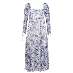 Ted Baker Adlinah Square Neck Dress for Dresses Colour Ivory