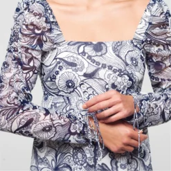 Ted Baker Adlinah Square Neck Dress for Dresses Colour Ivory -Ted Baker shop online 65270801 xxl a3