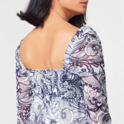 Ted Baker Adlinah Square Neck Dress for Dresses Colour Ivory -Ted Baker shop online 65270801 xxl a4