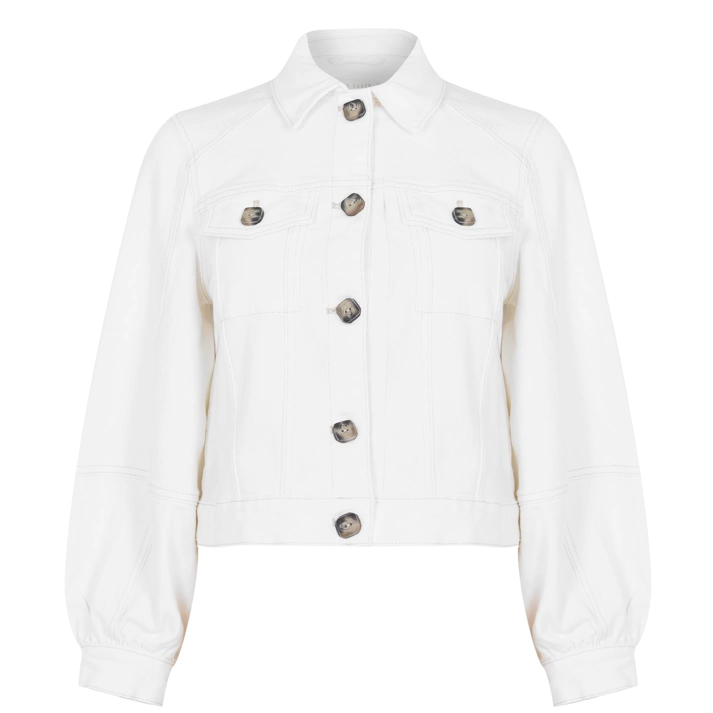 Ted Baker Consse Denim Jacket for Coats & Jackets Colour Cream 3 Ted Baker Consse Denim Jacket for Coats & Jackets Colour Cream