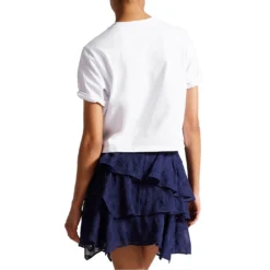 Ted Baker Carmyn Embroidered T-Shirt for Tops Colour White -Ted Baker shop online 65345201 xxl a3