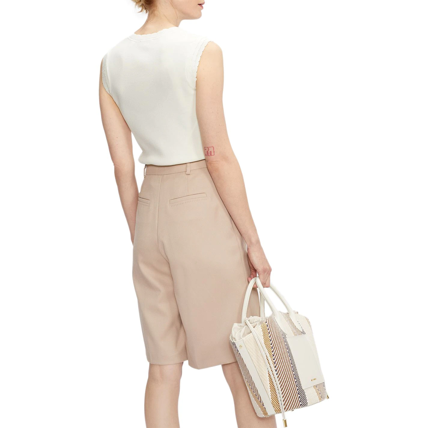 Ted Baker Staciey Vest for Tops Colour Natural 5 Ted Baker Staciey Vest for Tops Colour Natural - Image 3