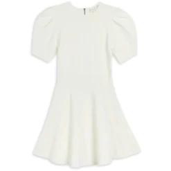 Ted Baker Velvey Dress for Dresses Colour Ivory