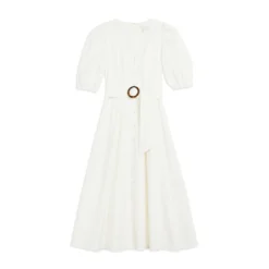 Ted Baker Poppyy Midi Dress for Dresses Colour White