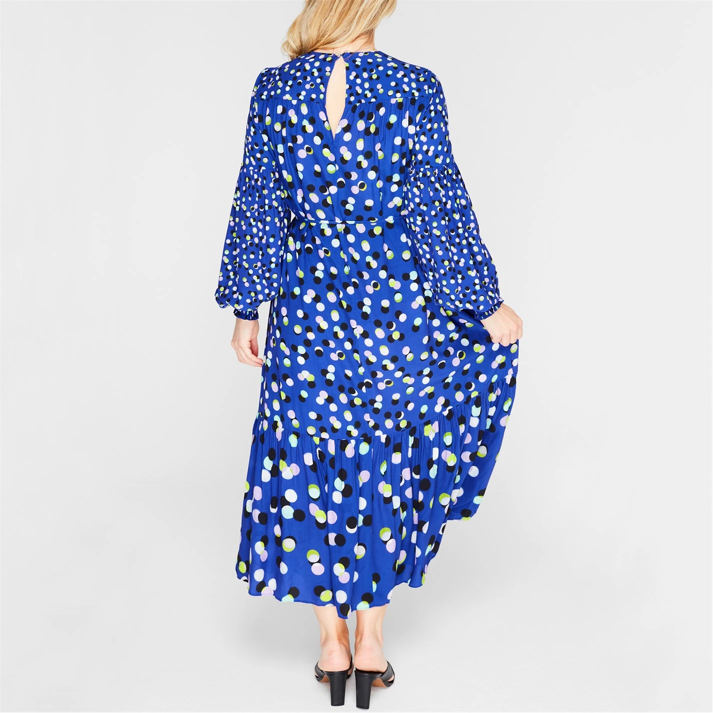 Ted Baker Skylea Midi Dress for Dresses Colour Blue 5 Ted Baker Skylea Midi Dress for Dresses Colour Blue - Image 3