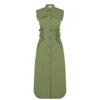 Ted Baker Zamya Utility Dress for Dresses Colour Khaki
