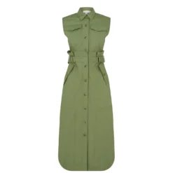 Ted Baker Zamya Utility Dress for Dresses Colour Khaki
