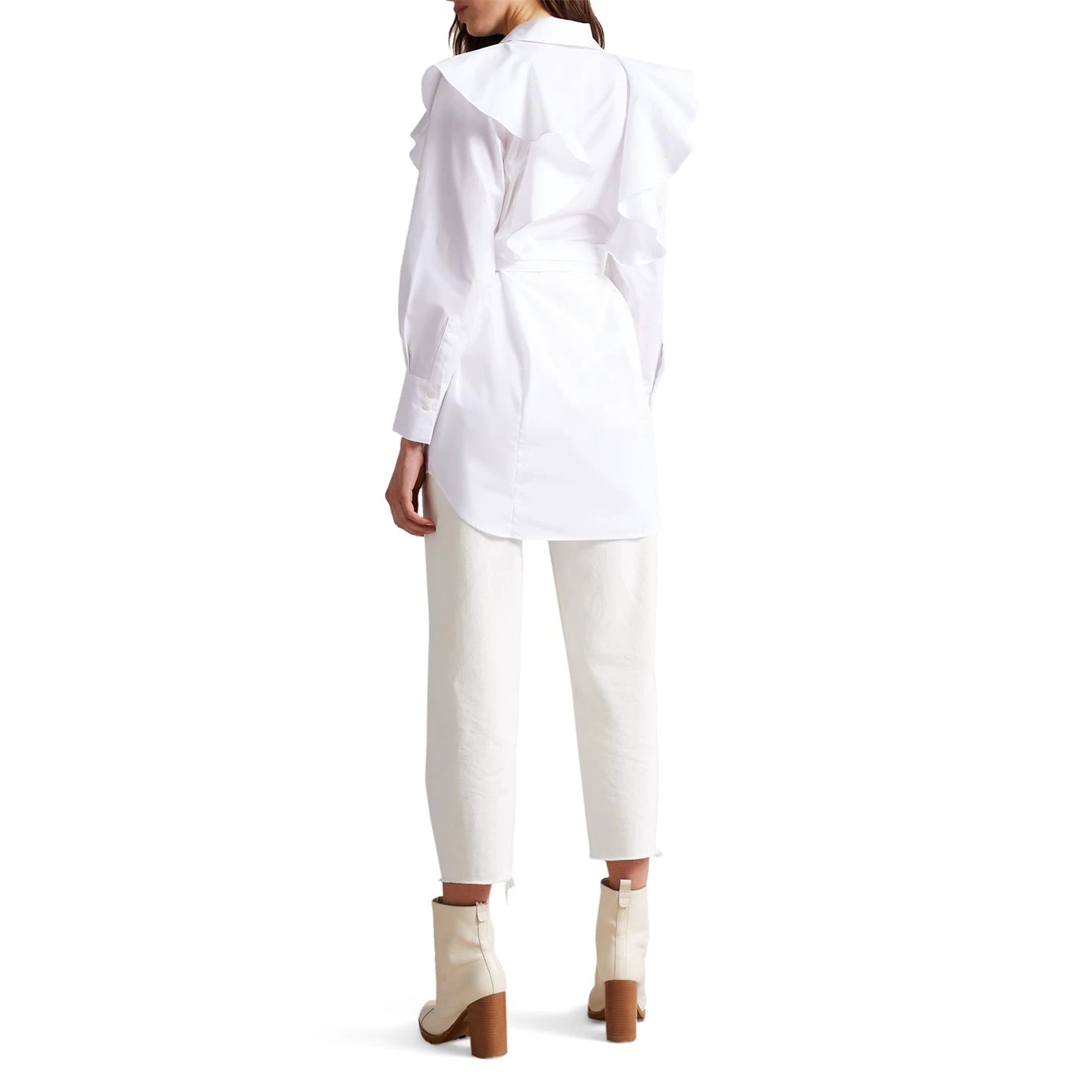 Ted Baker Sarelia Shirt for Women Colour White 5 Ted Baker Sarelia Shirt for Women Colour White - Image 3