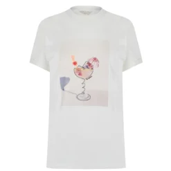 Ted Baker Ted Baker Gin T-Shirt Womens for Tops Colour White