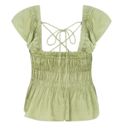 Ted Baker Alovia Smock Top for Tops Colour Mid-Green -Ted Baker shop online 65553315 xxl a10