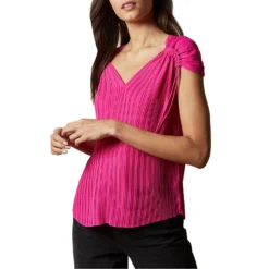 Ted Baker Chasta T-shirt for Tops Colour Brt-Pink -Ted Baker shop online 65757606 xxl a3
