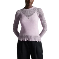 Ted Baker Hilen Knit Top for Tops Colour Lilac -Ted Baker shop online 66568524 xxl a2