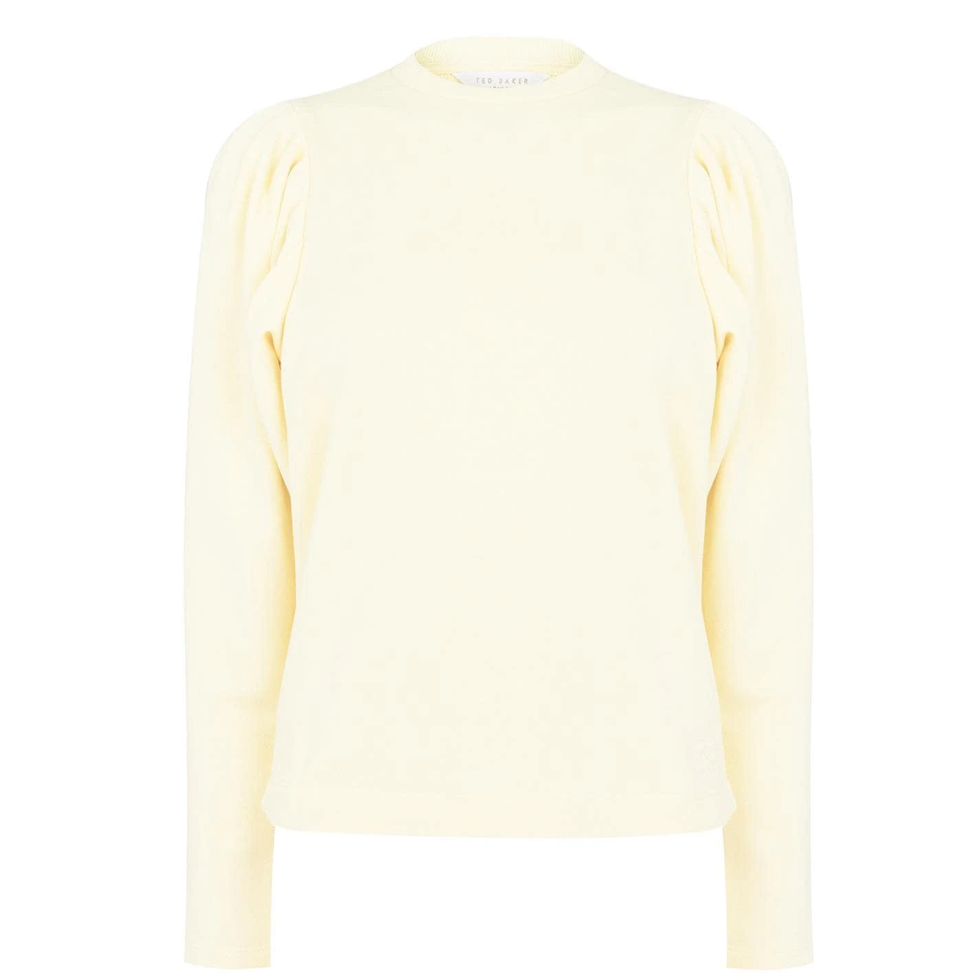 Ted Baker Kelesi Puff Sleeve Top for Hoodies and Sweatshirts Colour Yellow 3 Ted Baker Kelesi Puff Sleeve Top for Hoodies and Sweatshirts Colour Yellow