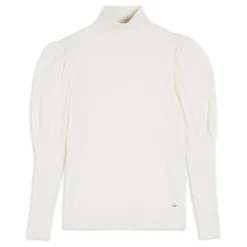 Ted Baker Aidabel Roll Neck Jumper for Knitwear Colour White