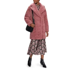 Ted Baker Kayyti Faux Fur Coat for Coats & Jackets Colour Pink -Ted Baker shop online 66696606 xxl a3