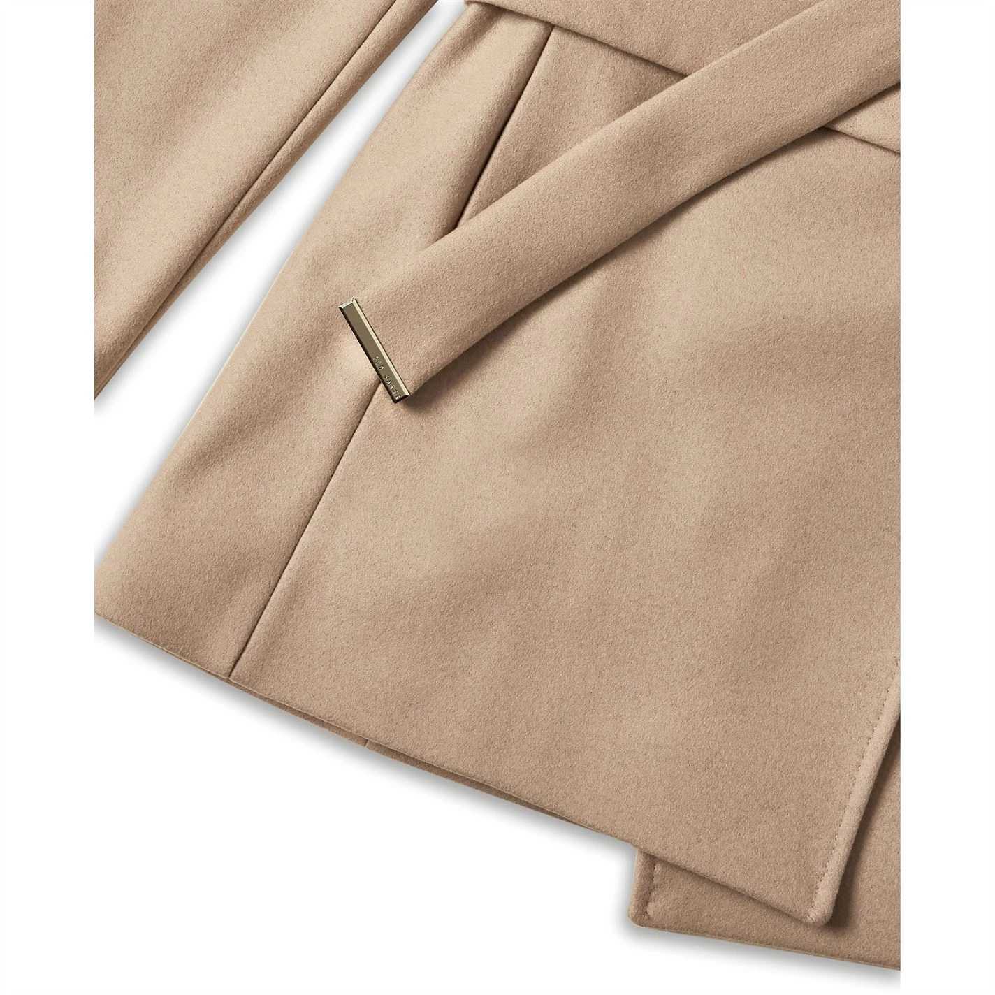 Ted Baker Roses Wool Coat for Coats & Jackets Colour Camel 4 Ted Baker Roses Wool Coat for Coats & Jackets Colour Camel - Image 2